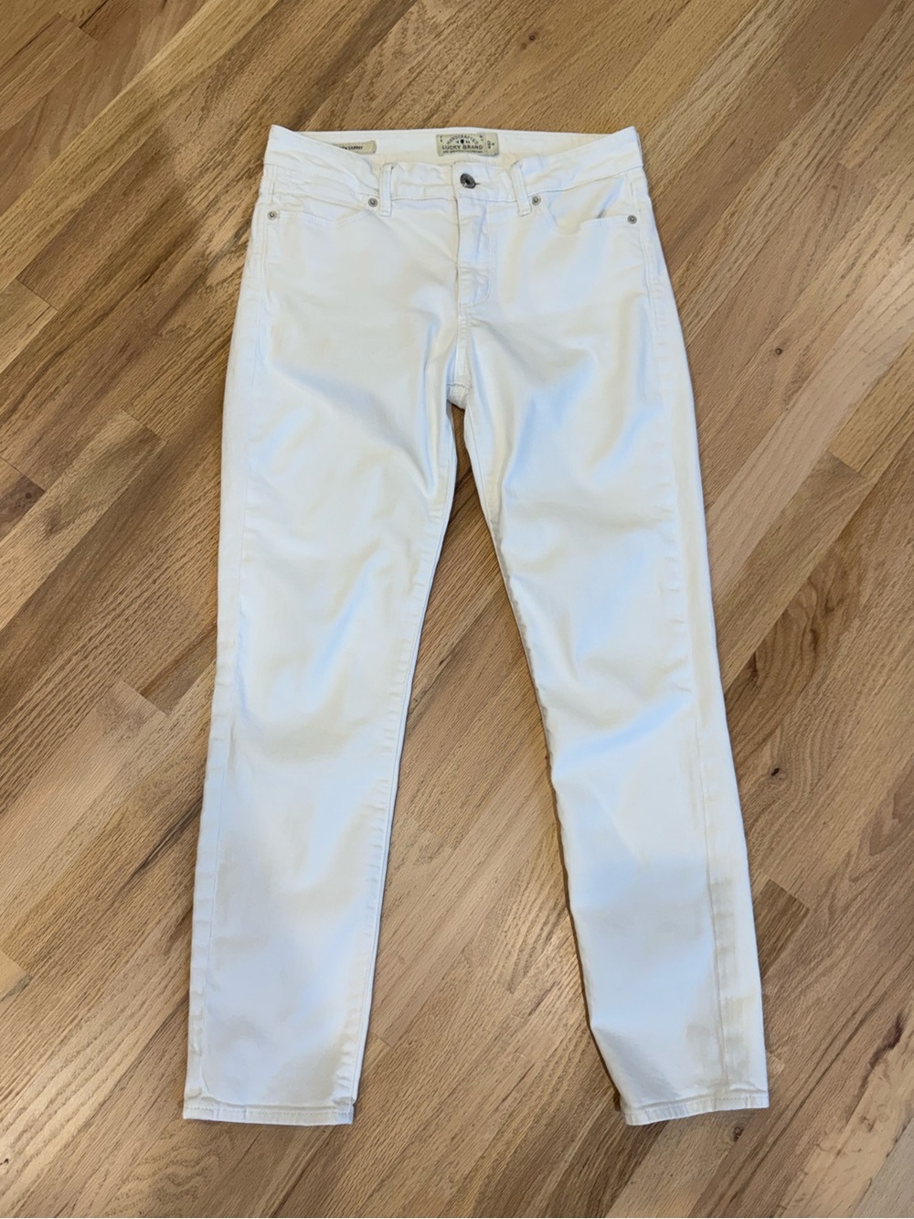 Women’s Lucky Brand - Haden Skinny Fit White Jeans